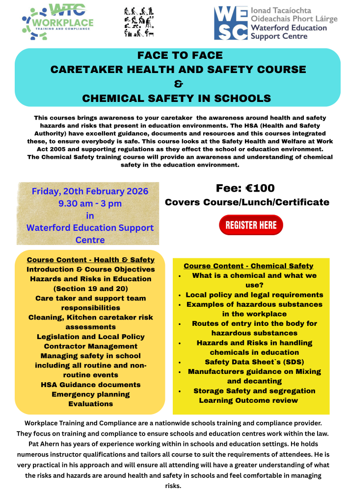 2026 health and safety for caretakers