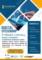 WEBINAR: DIGITAL CITIZENSHIP CHAMPIONS SERIES & MEDIA LITERACY